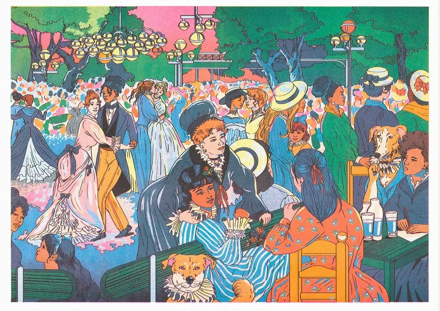 Museum - Bal Du Moulin De La Galette - 1000 Piece Jigsaw Puzzle by Clementoni