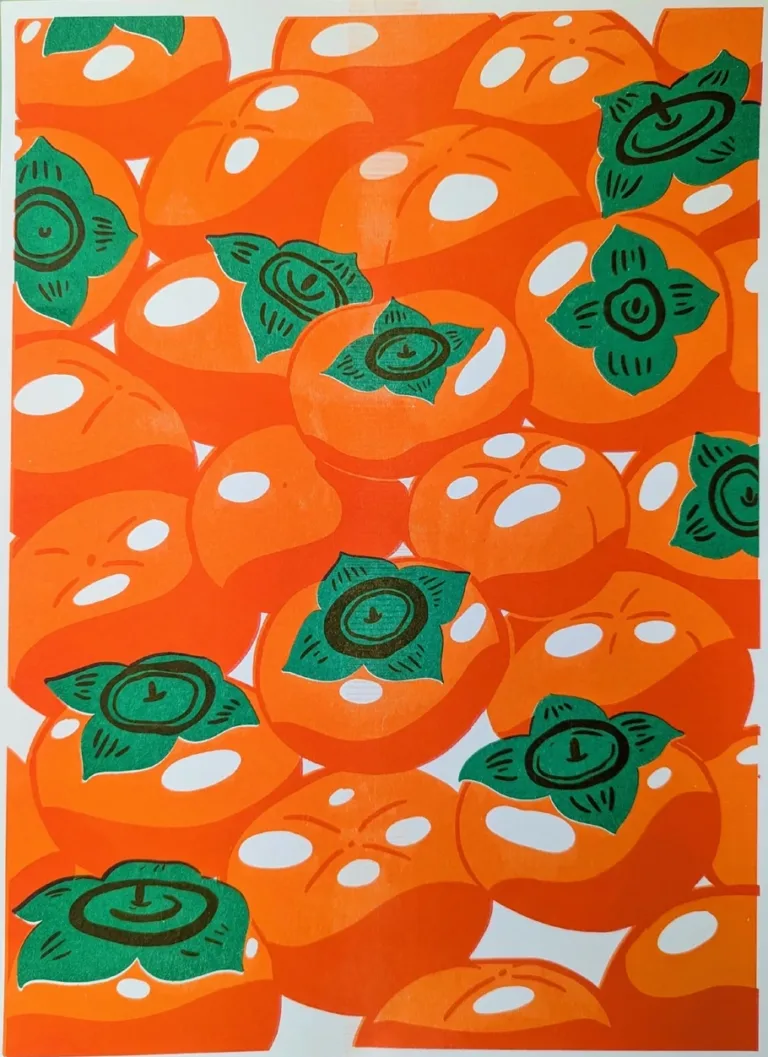 Persimmons Risograph