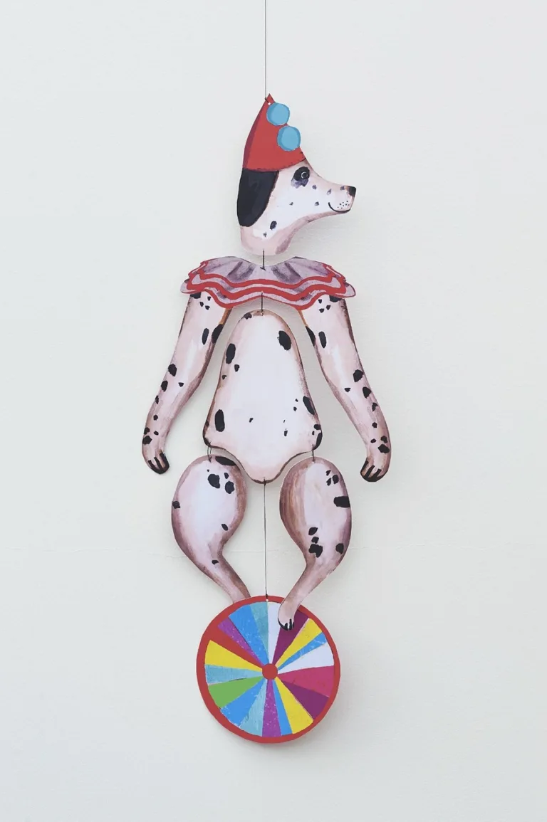 Giostrina cinetica - cane circo