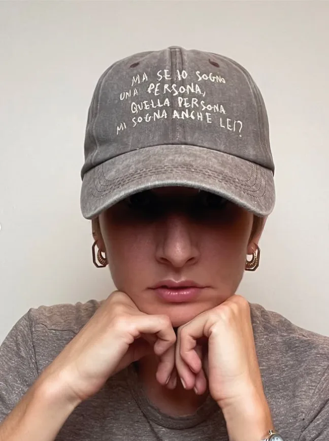 Cappellino sogno una persona