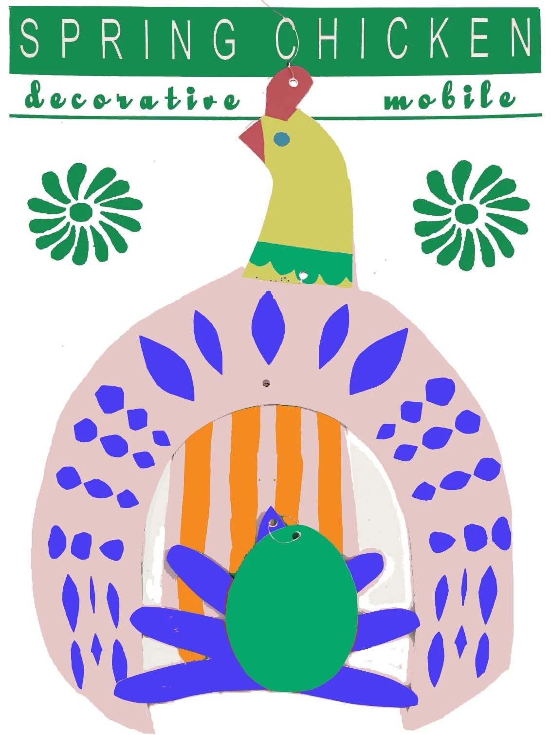 Giostrina cinetica - ballerina gallina