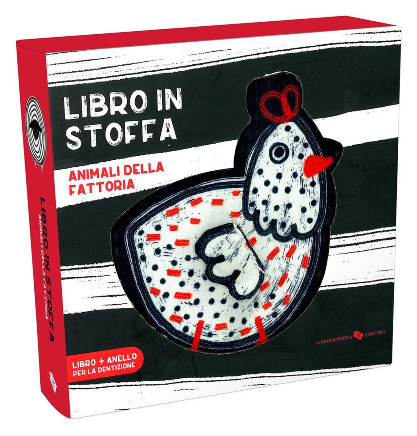 Libro in stoffa - Animali della fattoria