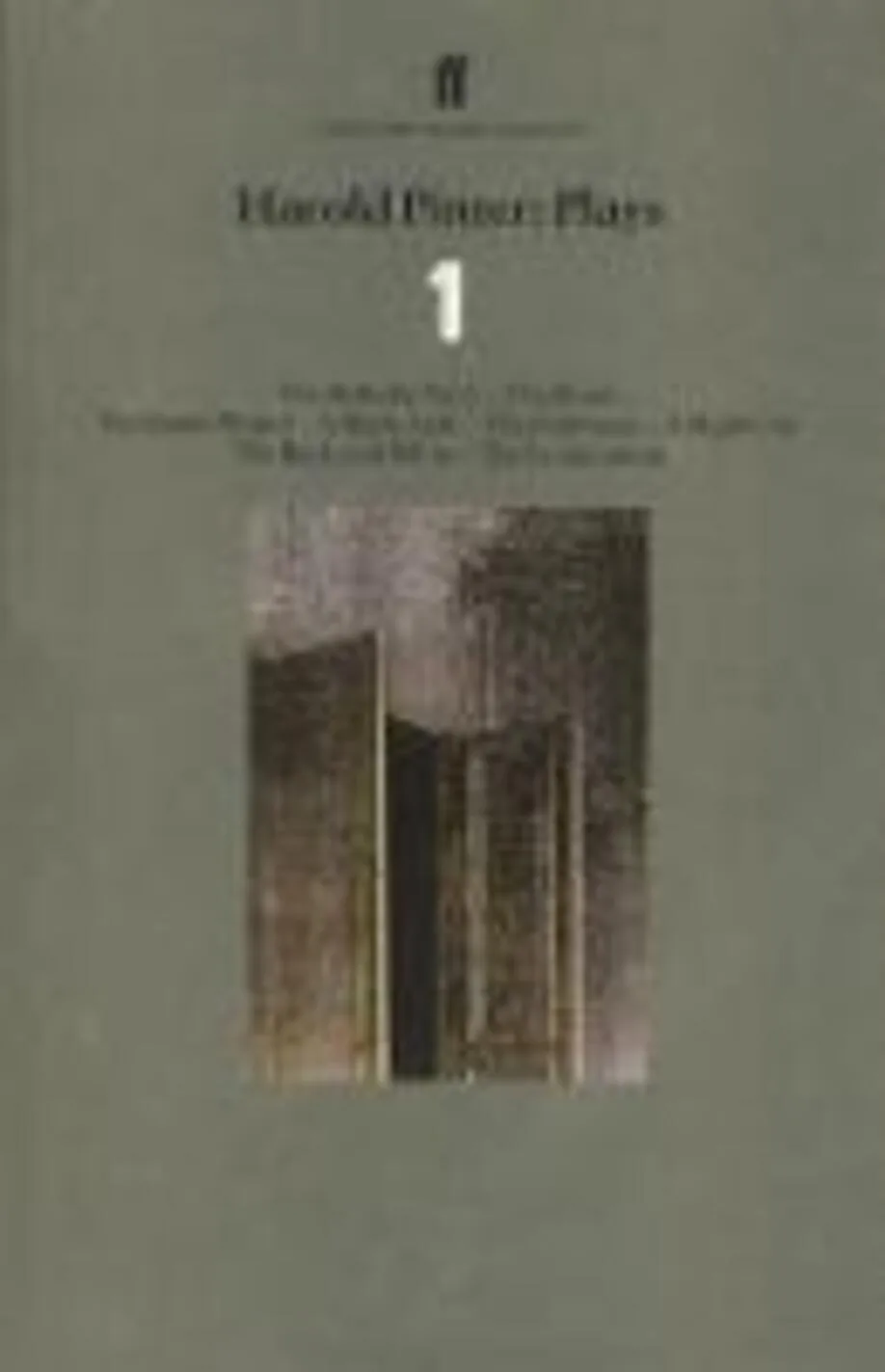 Harold Pinter: Plays 1