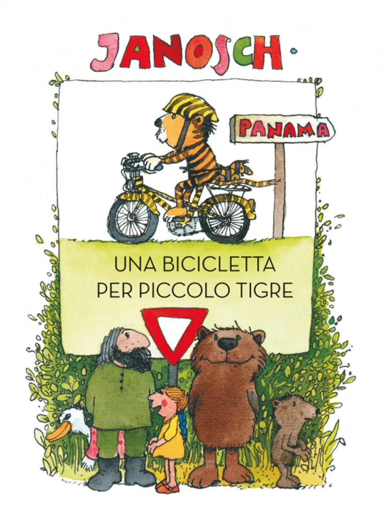 Una bicicletta per piccolo tigre
