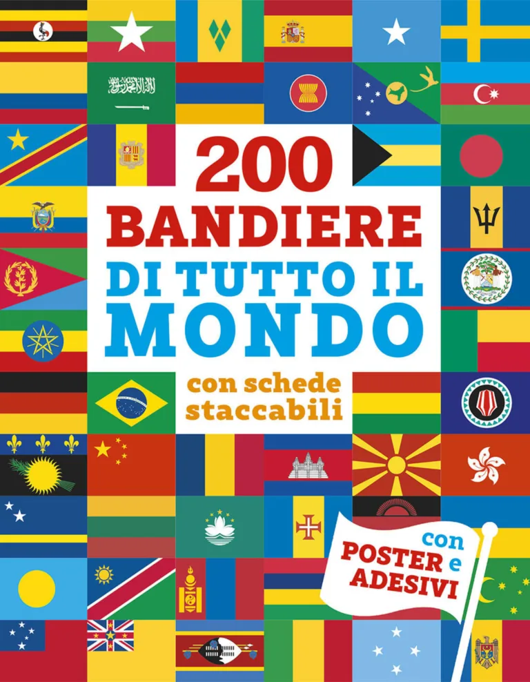 200 BANDIERE DI TUTTO IL MONDO