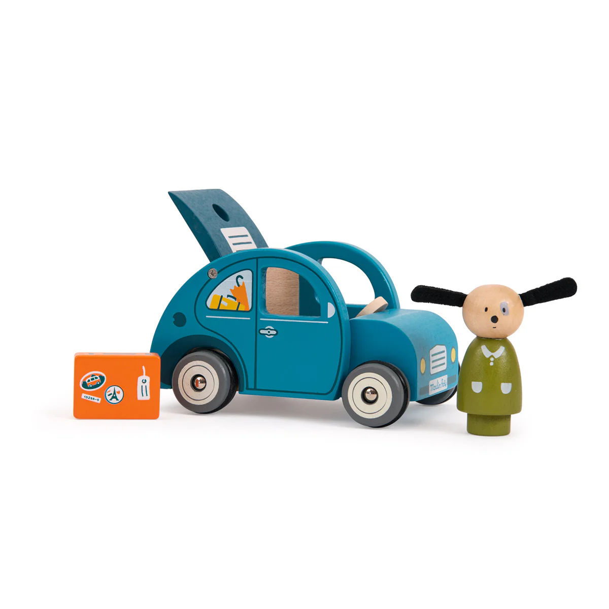 Macchina in legno 2 CV, la grande famille