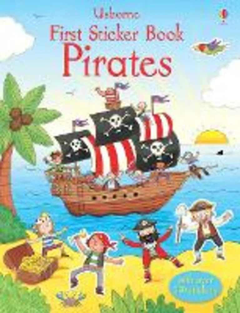 First sticker book. Pirates