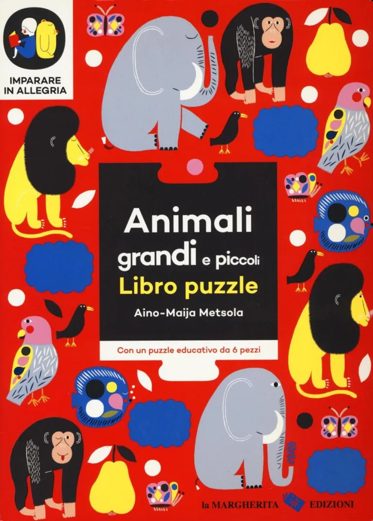 ANIMALI GRANDI E PICCOLI. LIBRO PUZZLE