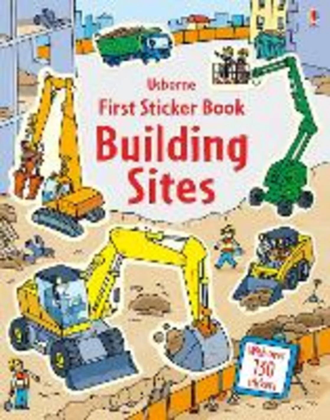 First sticker book building sites