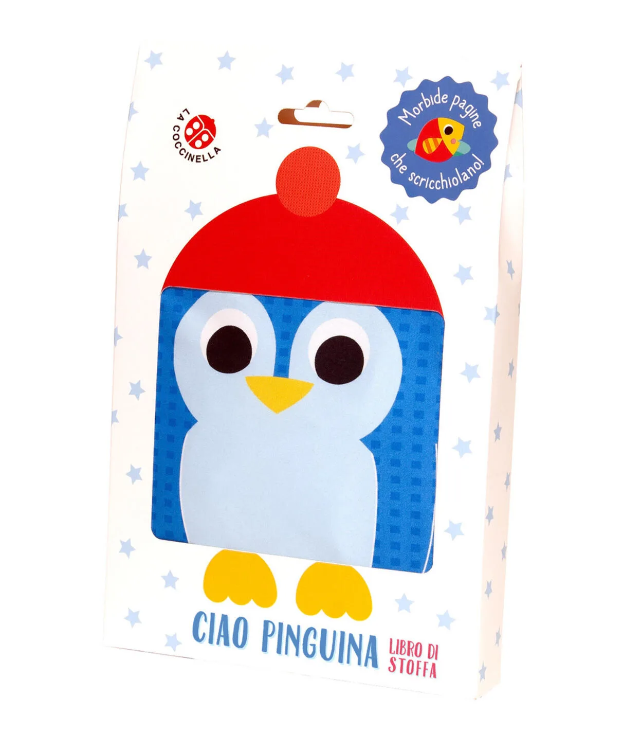 ciao pinguina. libro di stoffa. ediz. a colori