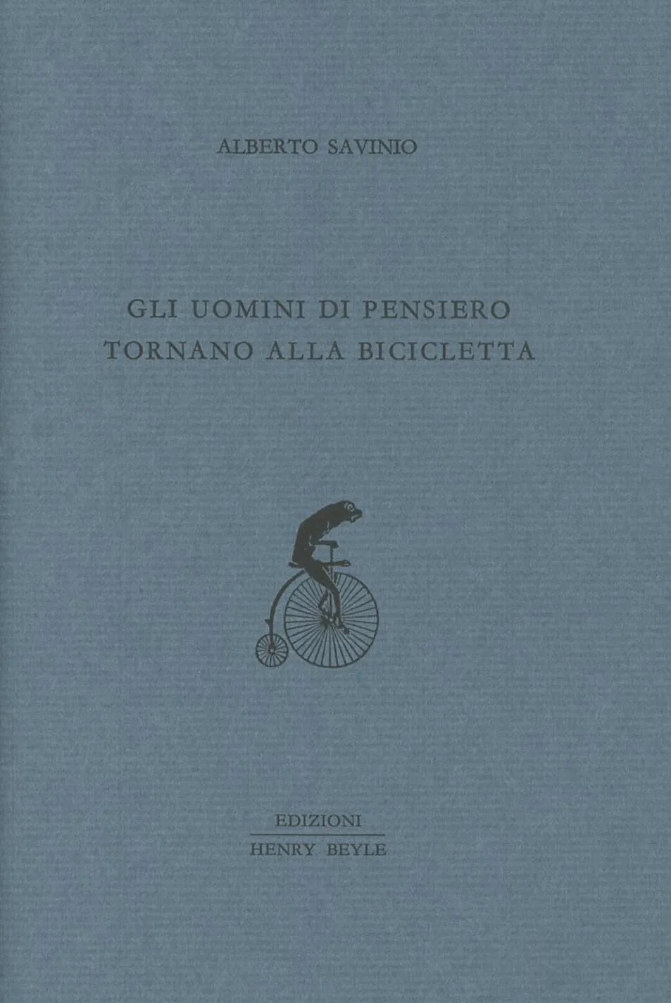 UOMINI DI PENSIERO TORNANO ALLA BICICLET