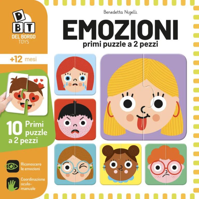 Emozioni. Primi puzzle a 2 pezzi
