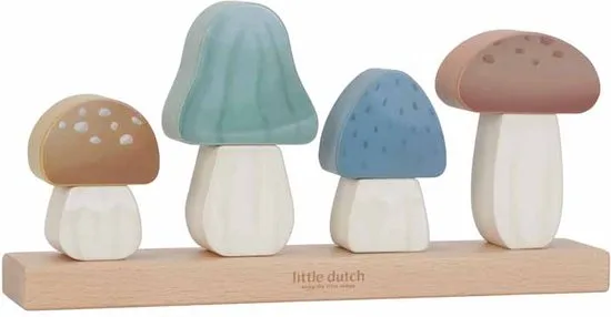 Puzzle da impilare funghi 12+