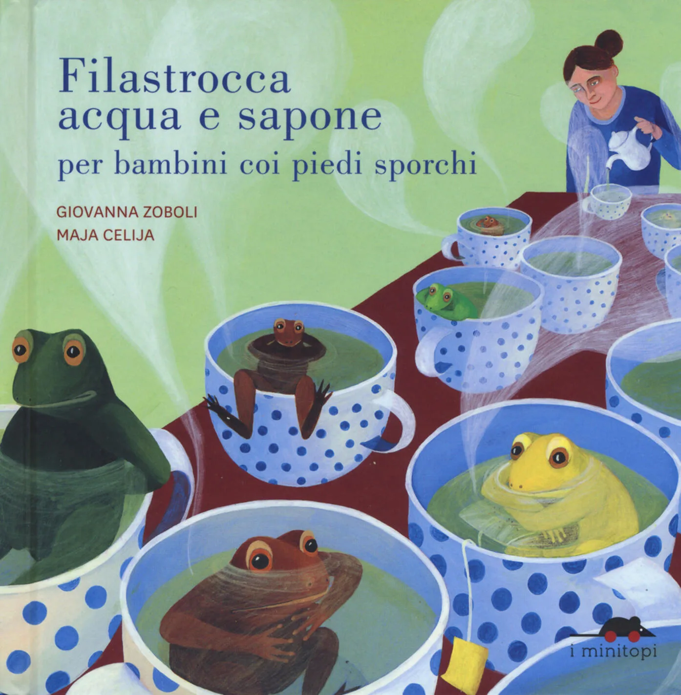 Filastrocca acqua e sapone per bambini coi piedi sporchi.