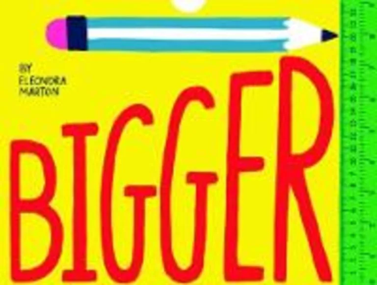 Bigger. A foldout measuring activity book
