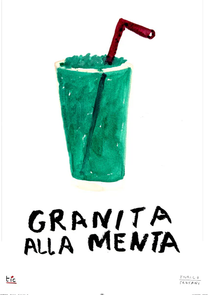 Poster granita menta
