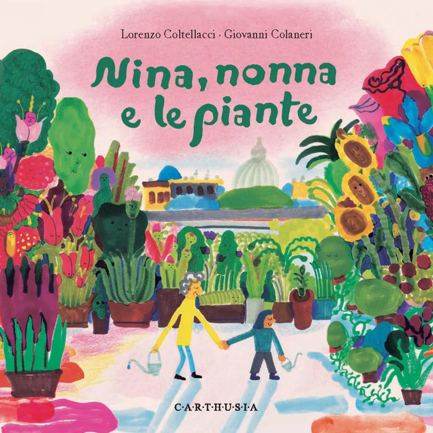 Nina, nonna e le piante.