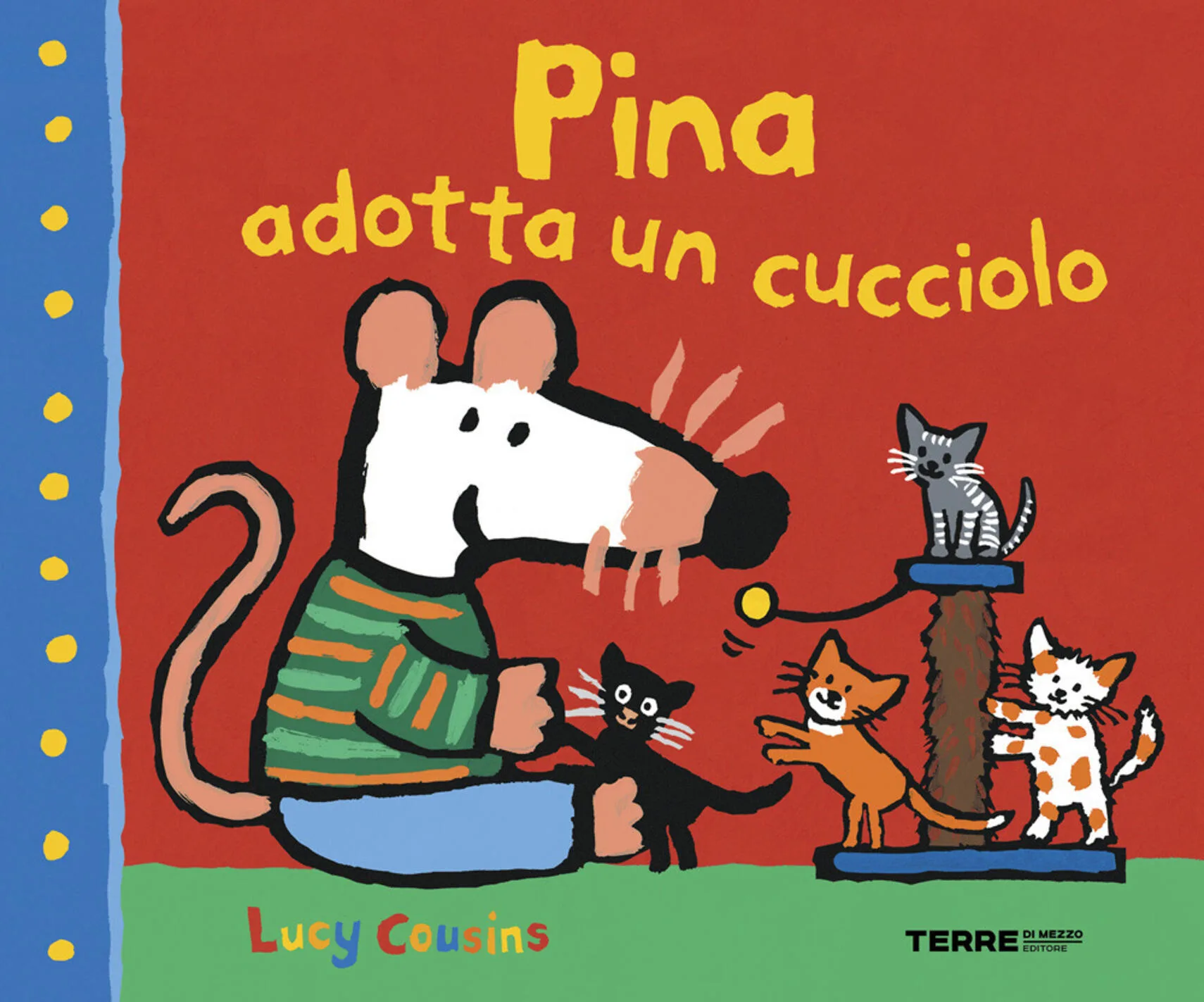 Pina adotta un cucciolo
