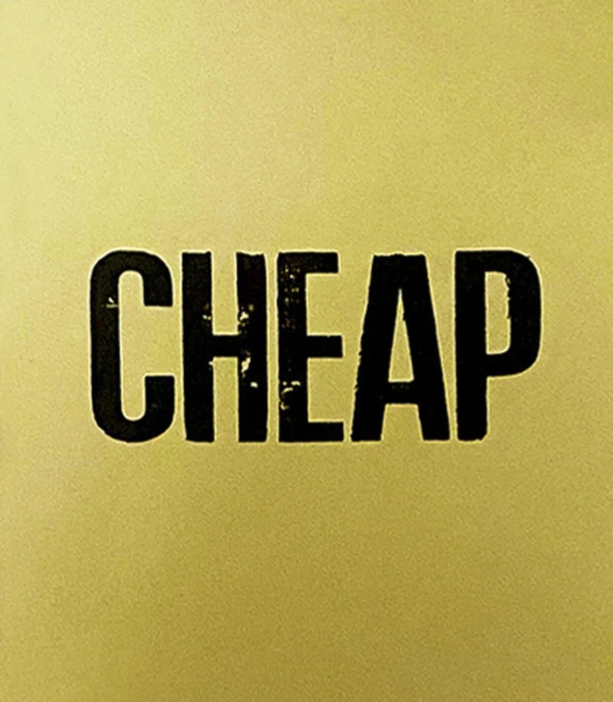 As cheap as possible. Ediz. italiana e inglese