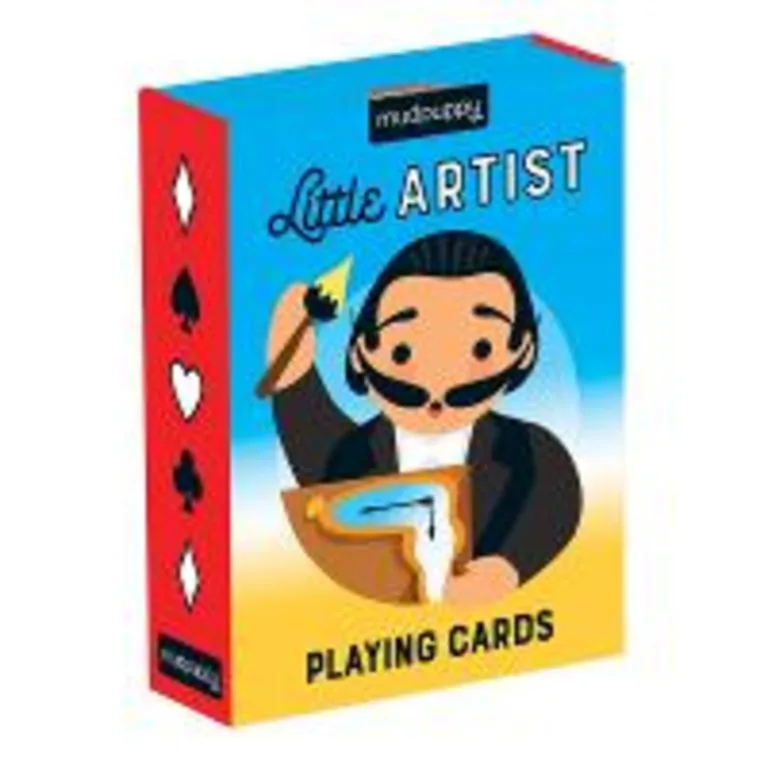 Little artist playing cards