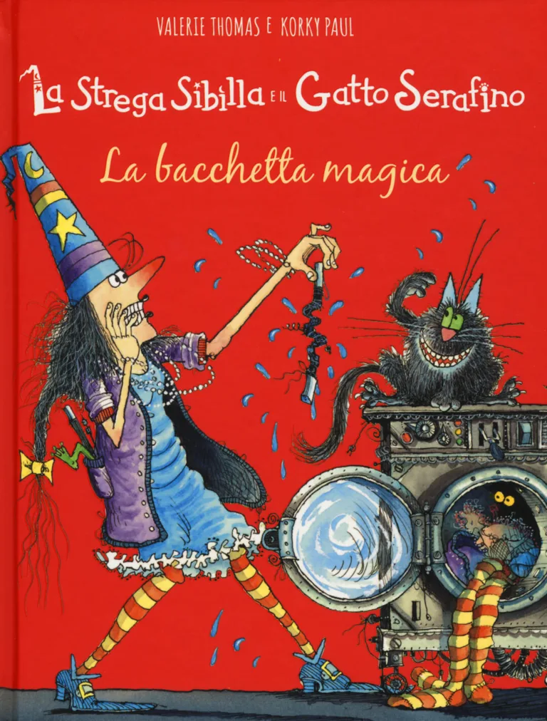 Strega Sibilla e il gatto serafino - bacchetta magica