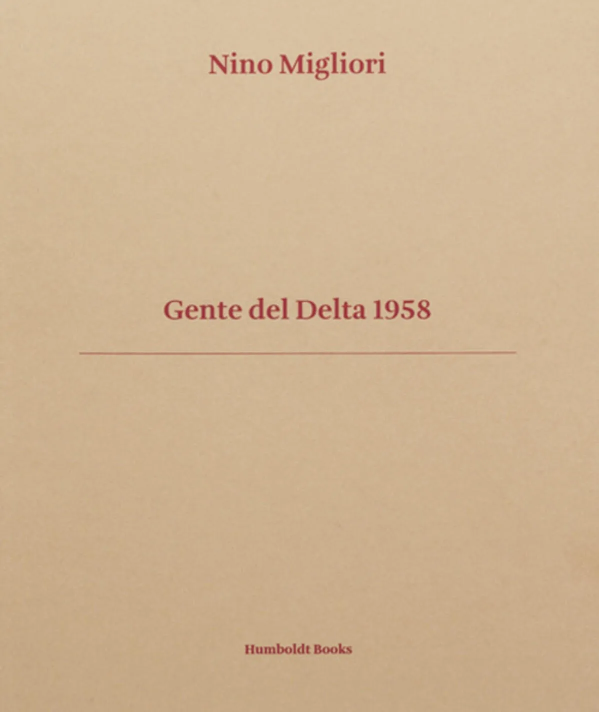 GENTE DEL DELTA 1958