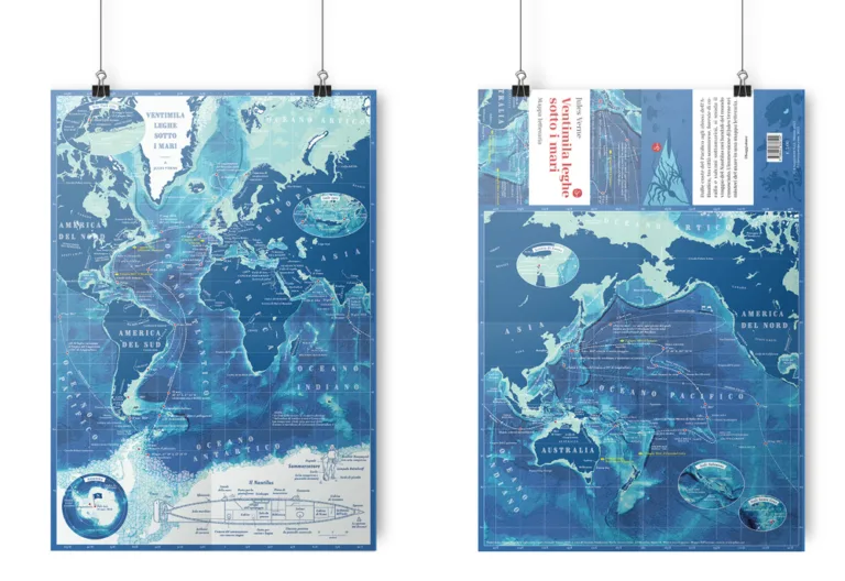 Jules Verne. Ventimila leghe sotto i mari. Mappa letteraria