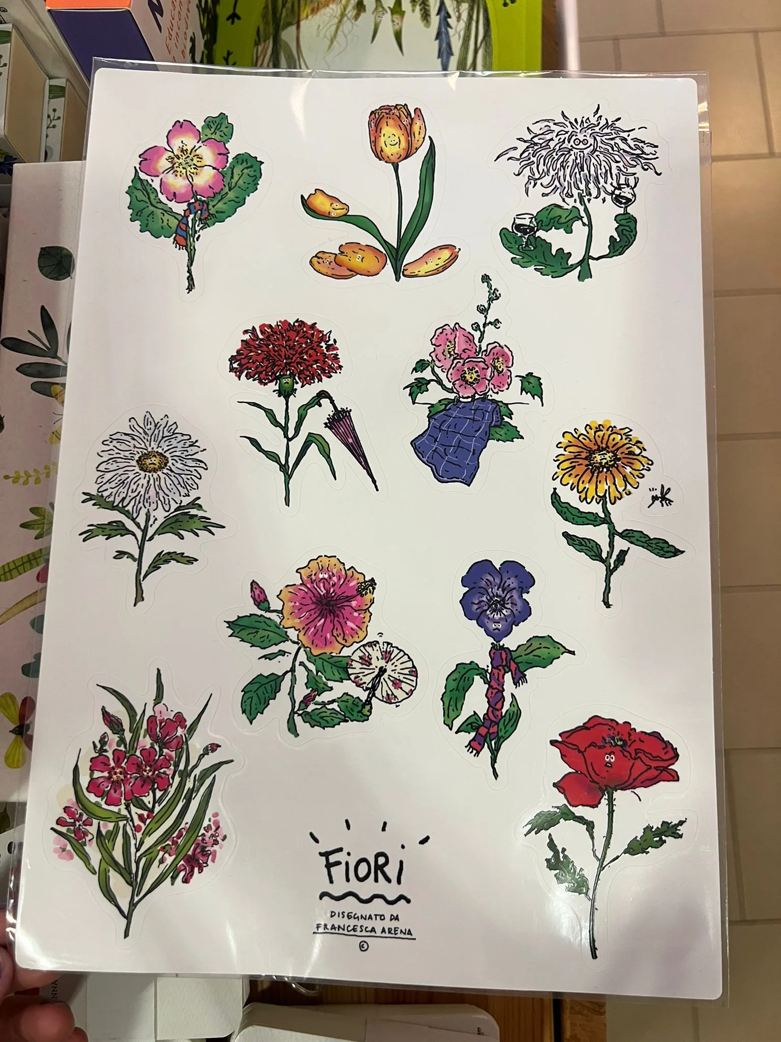 Francesca Arena Stickers Fiori