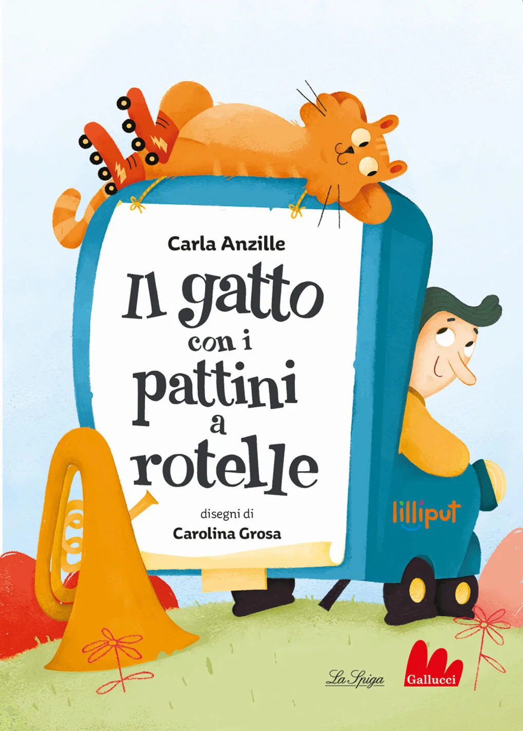 Il gatto con i pattini a rotelle. Ediz. a colori