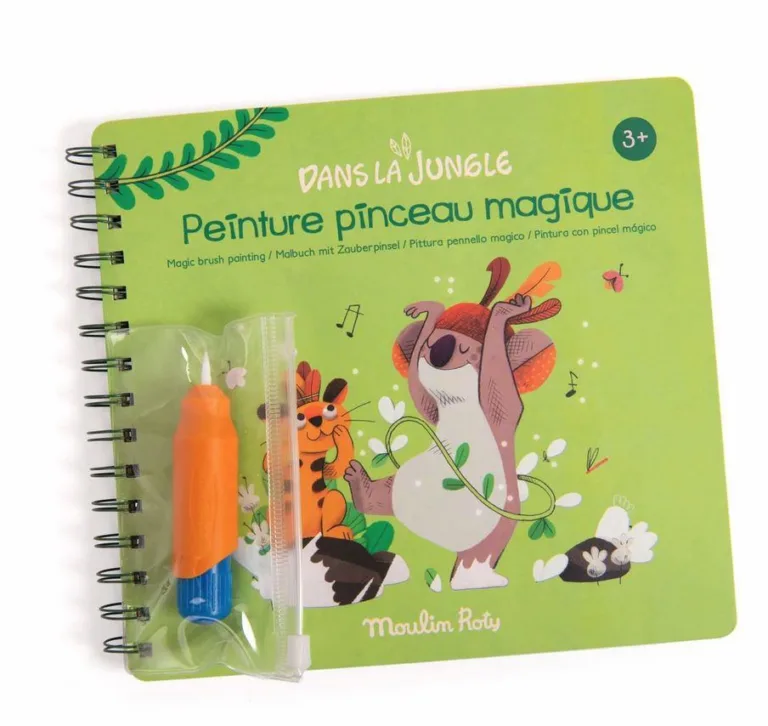 Peinture pinceau magique Dans la Jungle - Pittura pennello magico Dans la Jungle