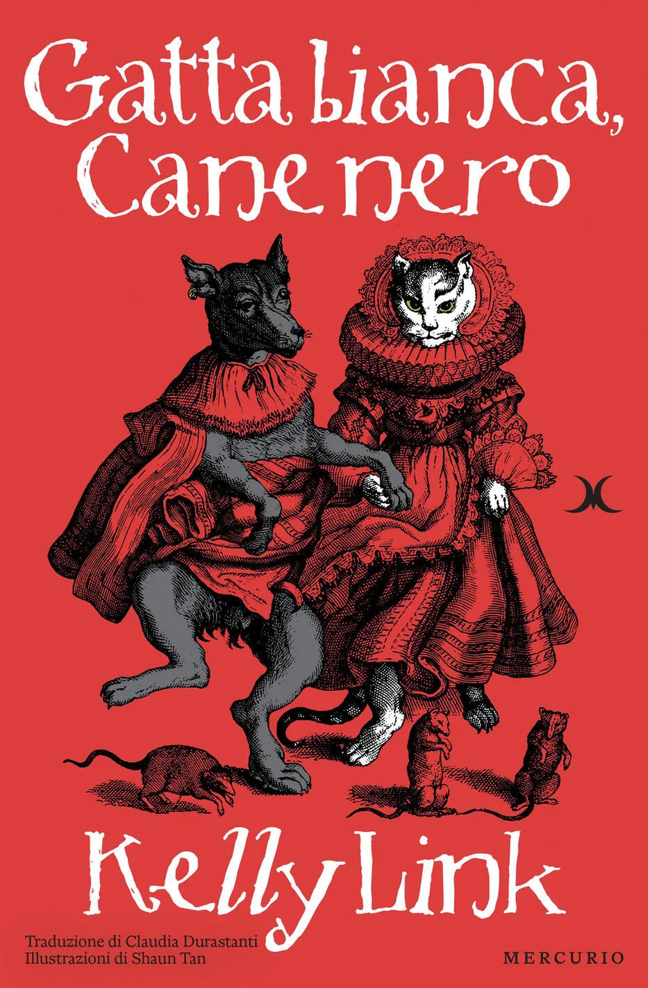 Gatta bianca, cane nero