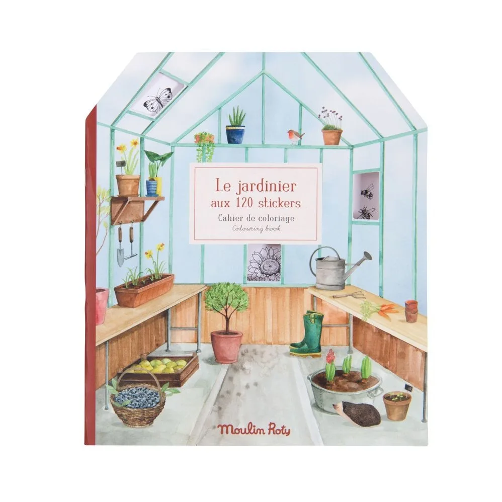 Album da Colorare Le Jardinier con 120 Sickers