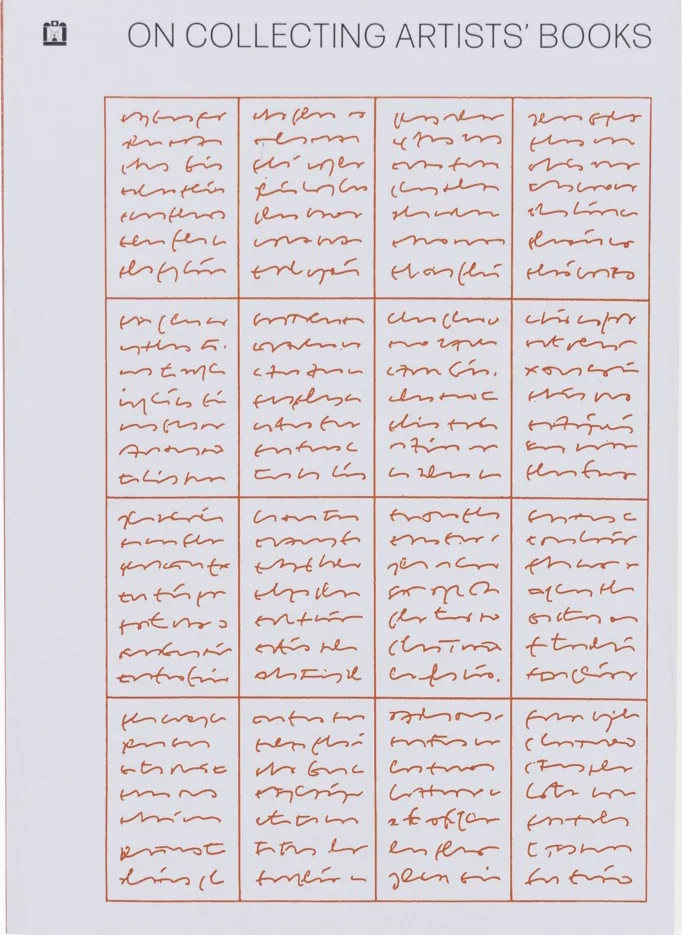 On Collecting Artists' Books