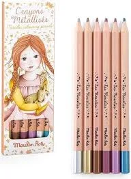 Matite metallizzate, 6pz, Les Rosalies