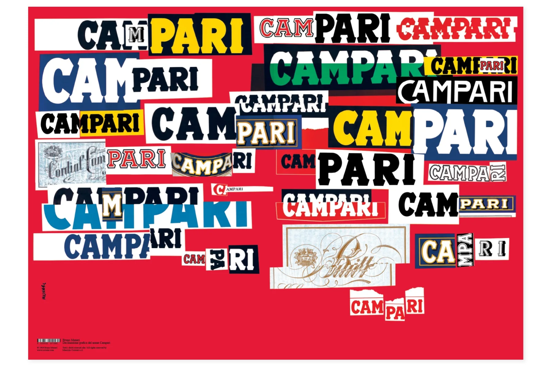 Declinazione grafica del nome Campari