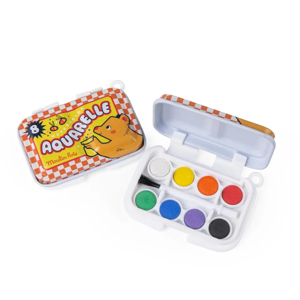 Mini Palette di Acquerelli - Giallo