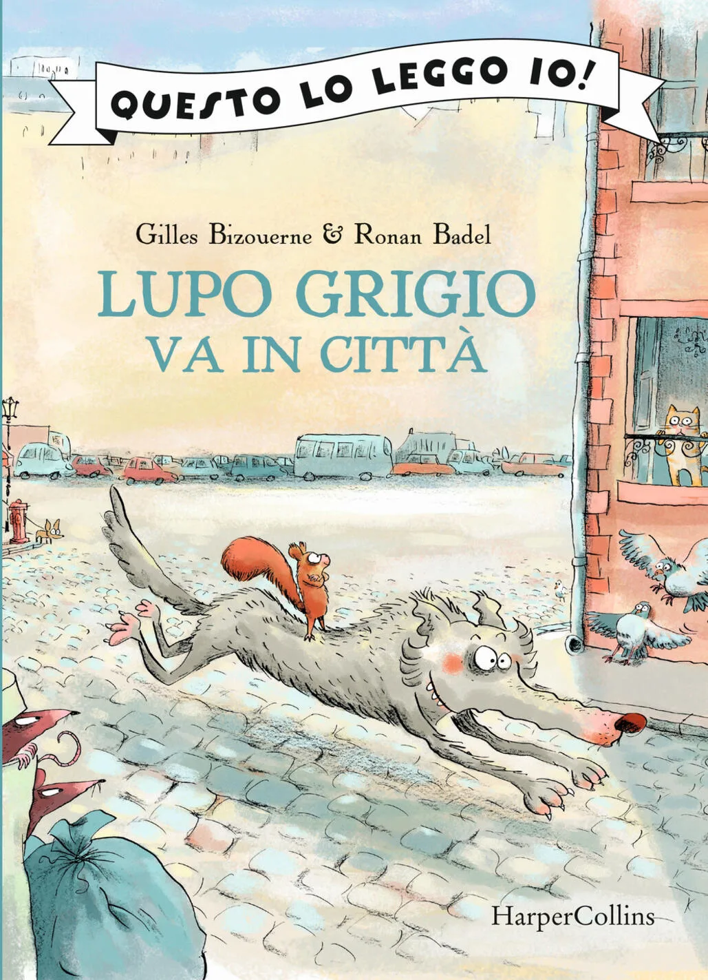Lupo grigio va in città