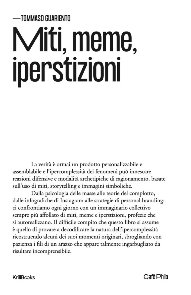 MITI, MEME, IPERSTIZIONI