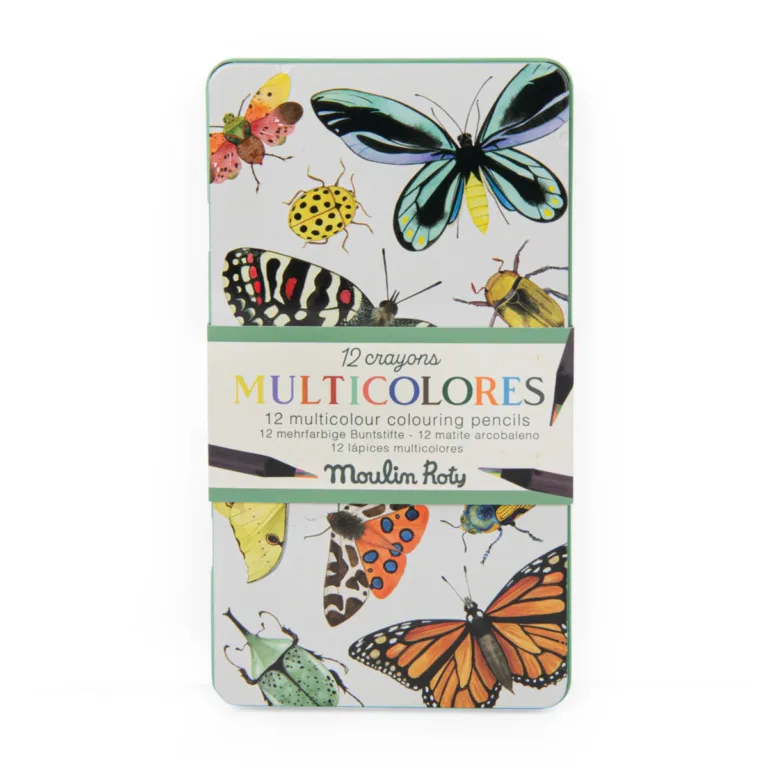 12 matite colorate VERDE + Schede da colorare