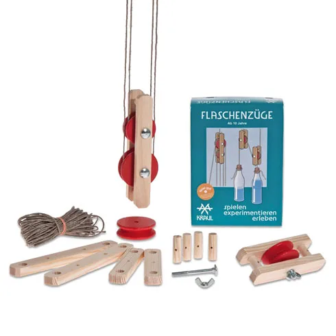 Flaschenzuge - carrucola di legno