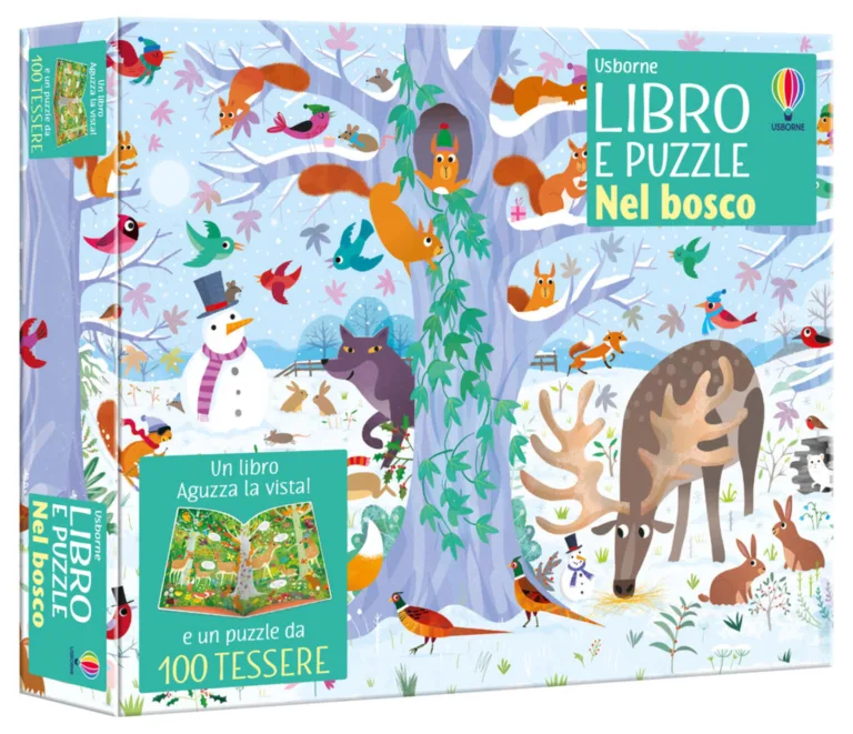 nel bosco. ediz. illustrata. con puzzle da 100 tessere