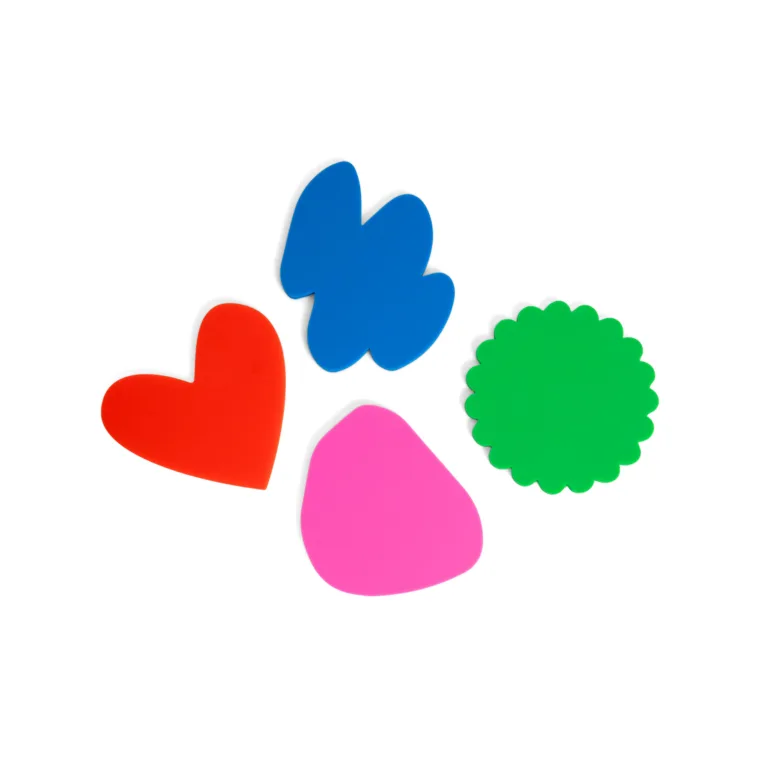 Poggia bicchieri colorati