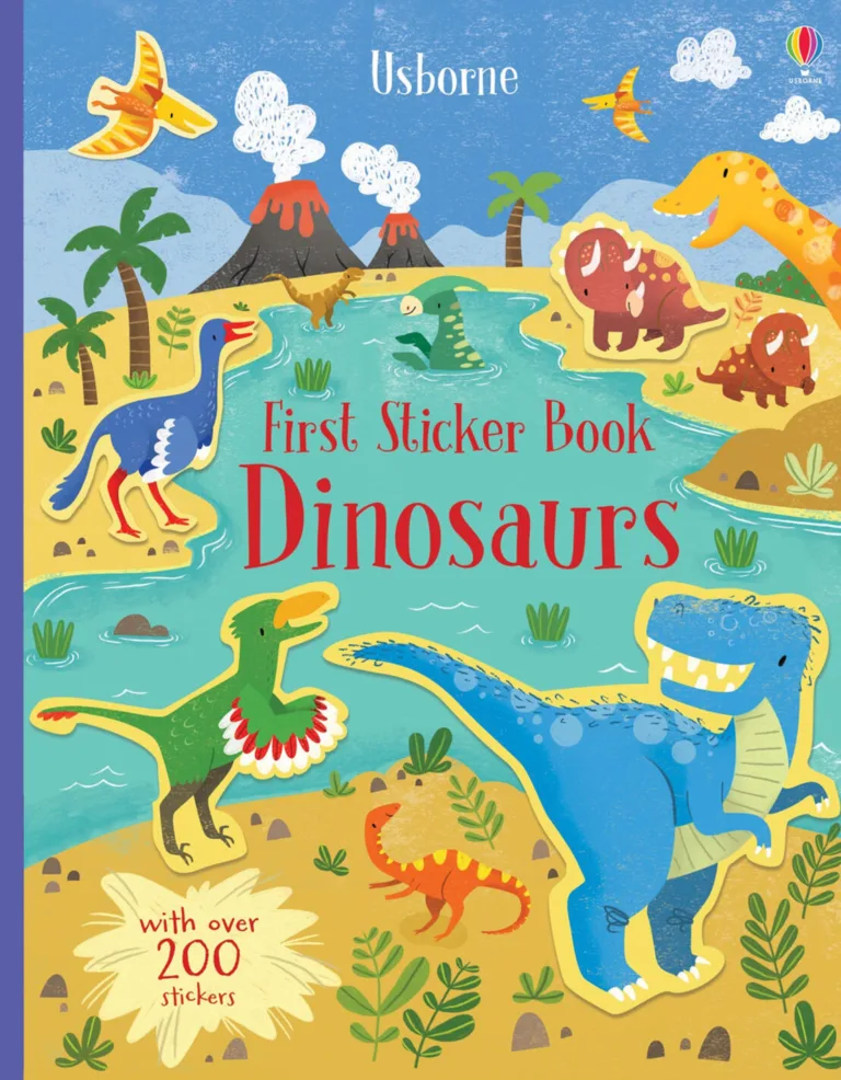 dinosaurs. first sticker book. con adesivi. ediz. a colori