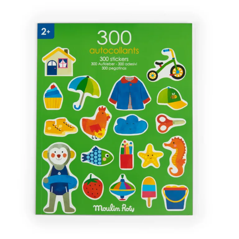 Cahier de 300 Stickers Les Popipop - Blocco con 300 Adesivi Les Popipop