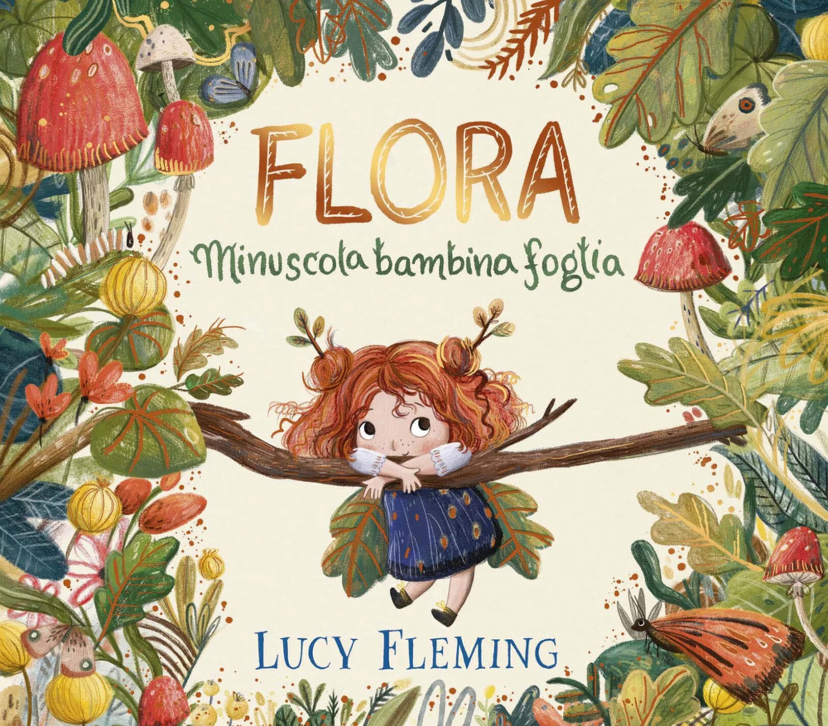 Flora, minuscola bambina foglia