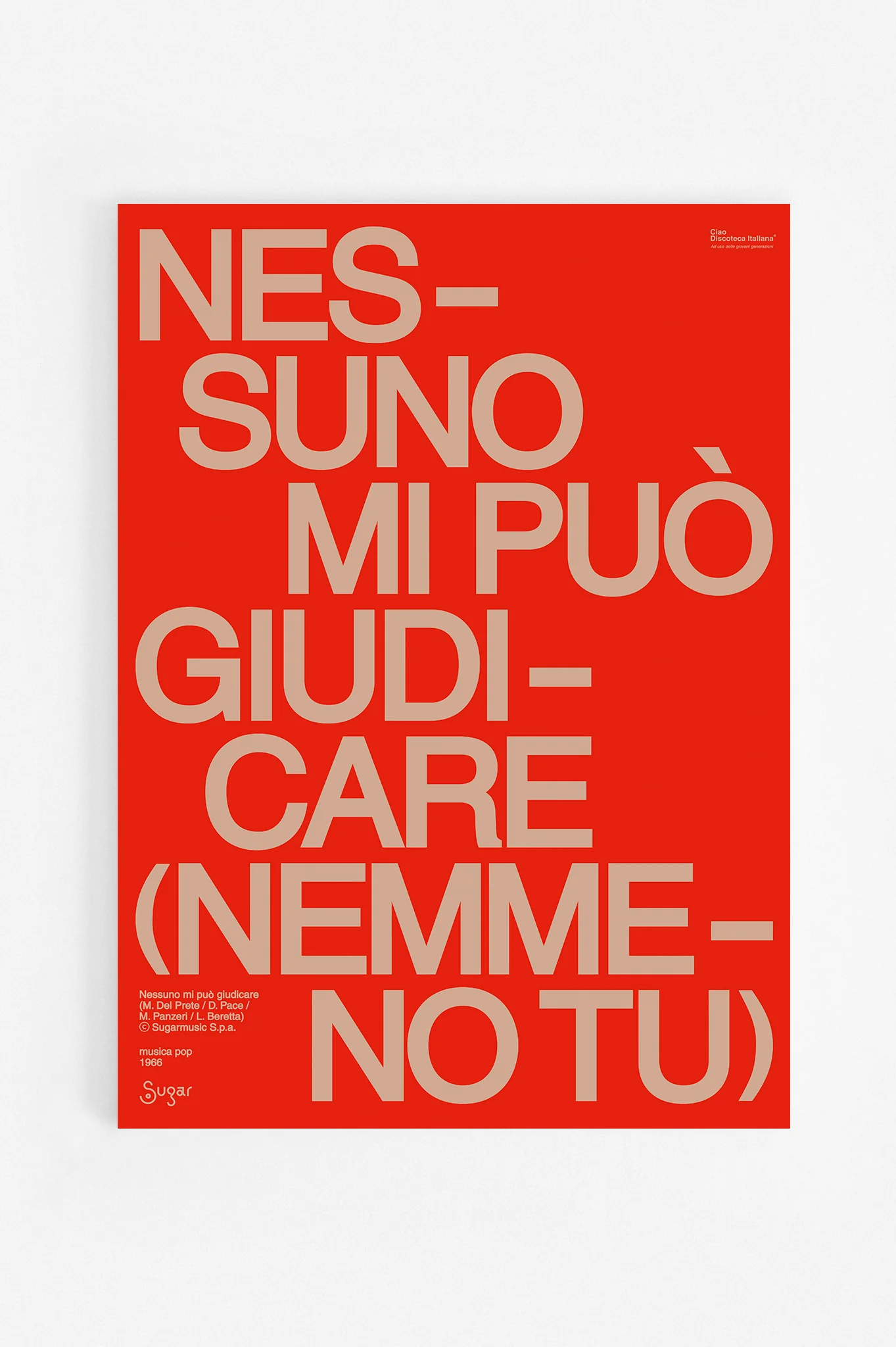 Nessuno mi può giudicare