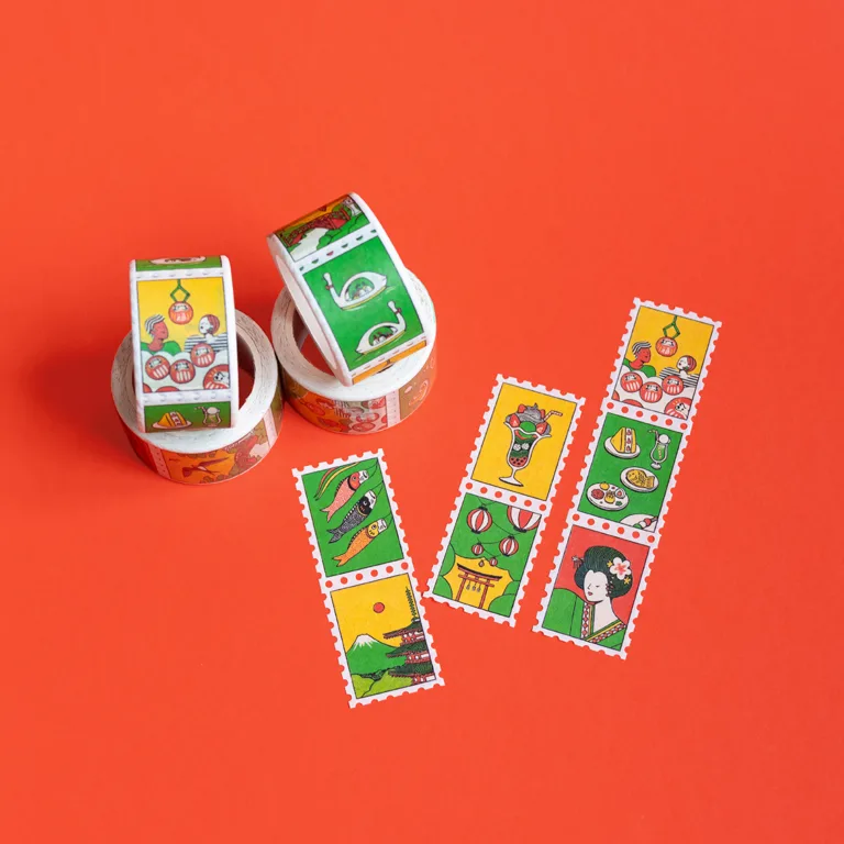 Washi tape Stamp - Japan (Colors)