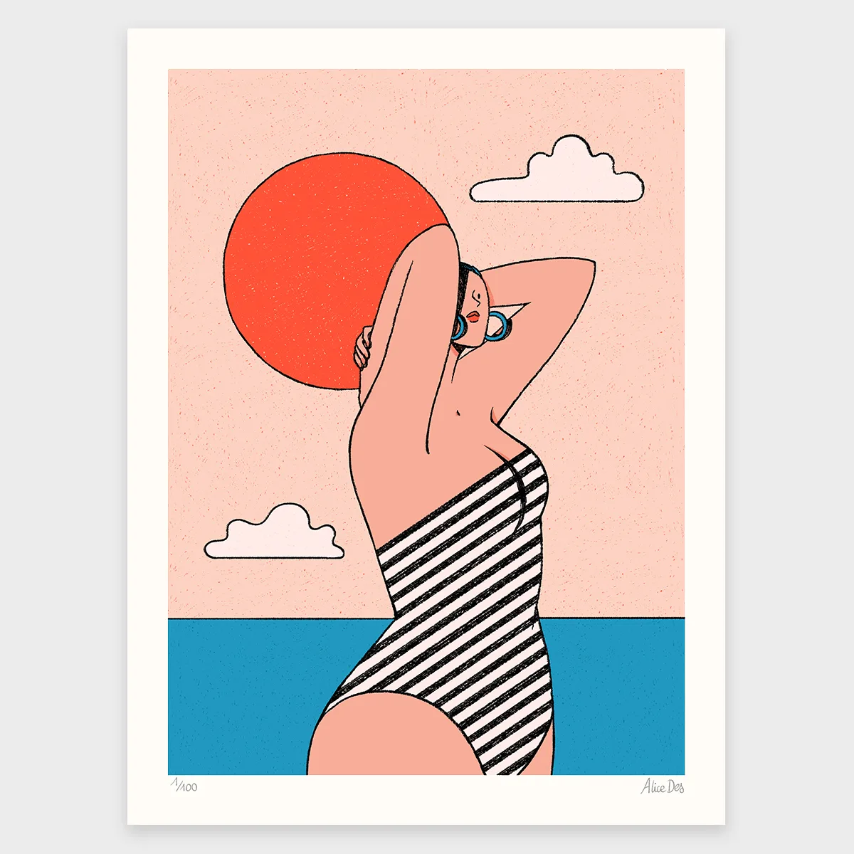 Le bain de soleil