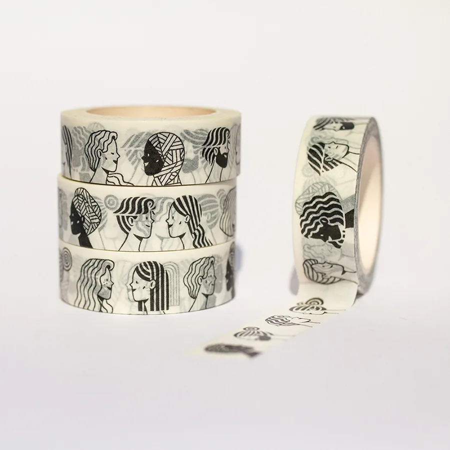 Washi tape - B/N