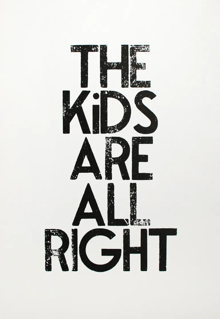 The kids are all right notebook